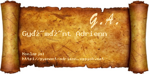 Gyémánt Adrienn névjegykártya