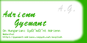 adrienn gyemant business card